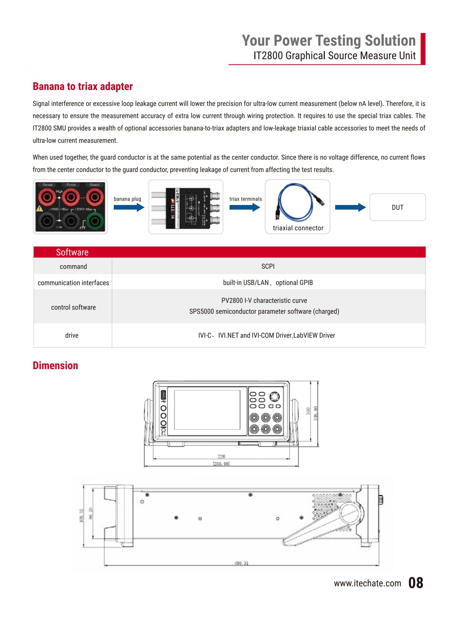 ITECH IT2800 소스 측정장치 (200V~1000V,100nV/10fA)