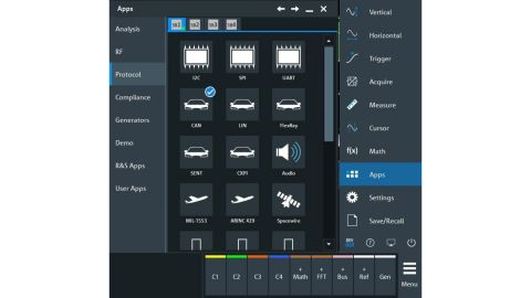 ROHDE & SCHWARZ 로데슈바르츠 오토모티브 프로토콜 소프트웨어