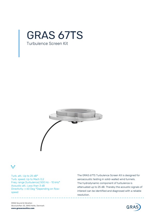 GRAS 67TS 난류방지 스크린키트