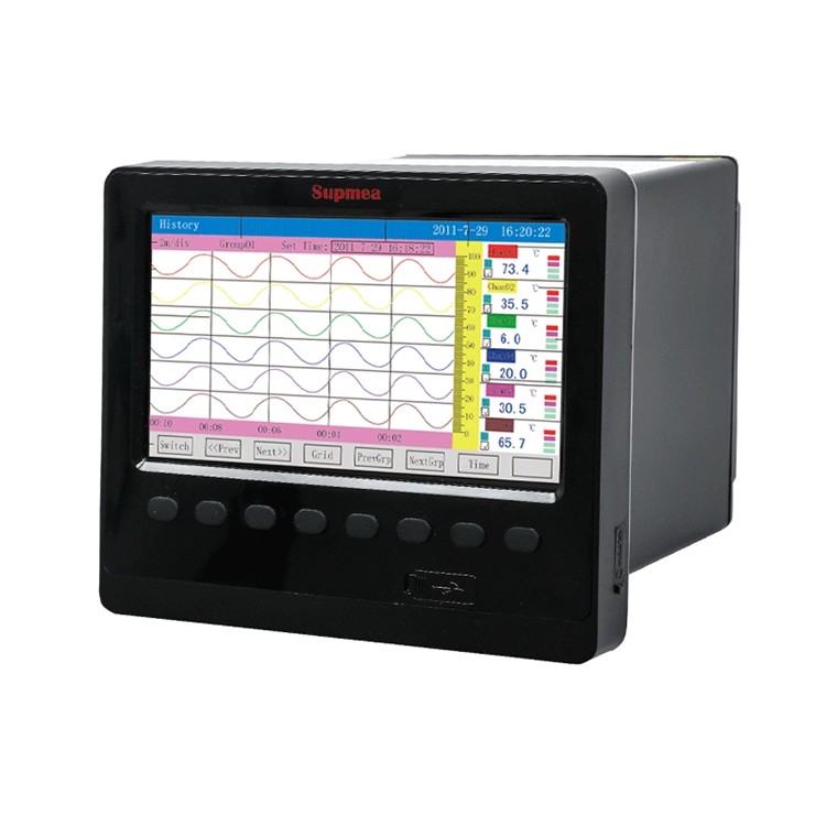SUPMEA SUP-R6000C 무지 기록계, 최대 48채널, 범용 입력 지원
