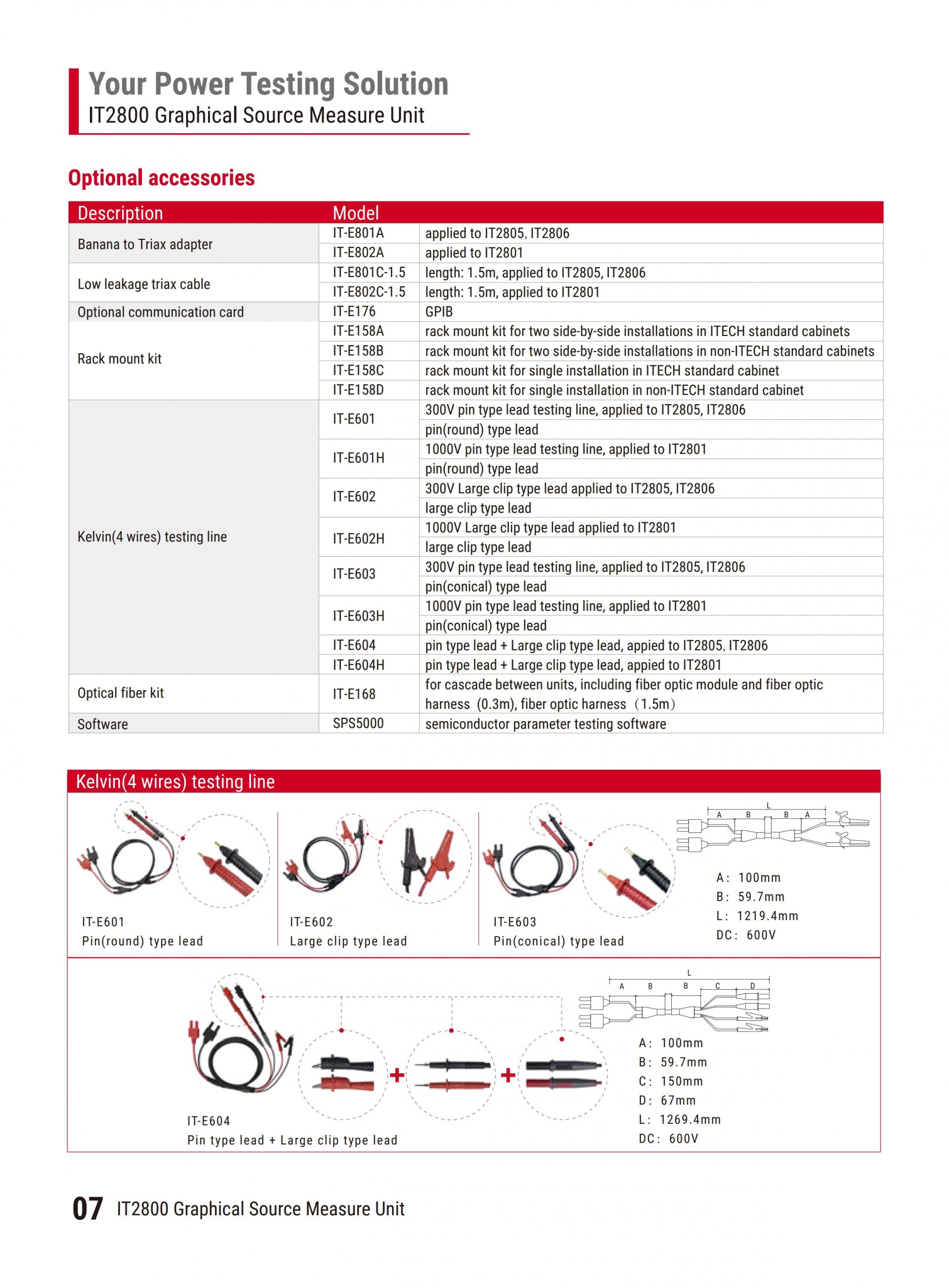 ITECH IT2800 소스 측정장치 (200V~1000V,100nV/10fA)