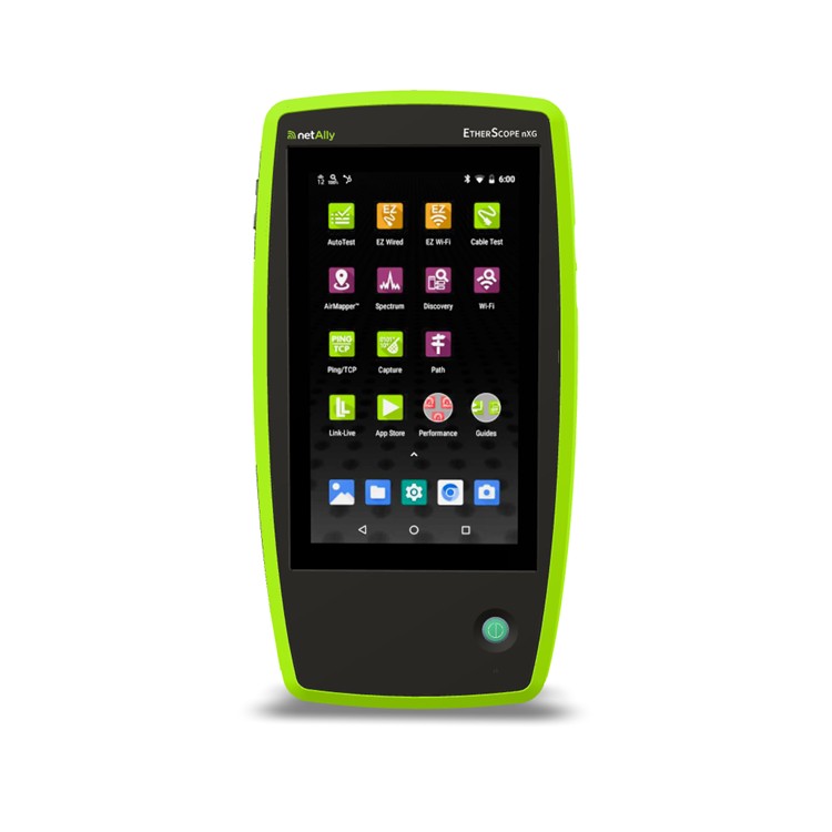 NETALLY EtherScope® nXG 이더넷 네트워크 테스터 & WI-FI 6/7 진단도구