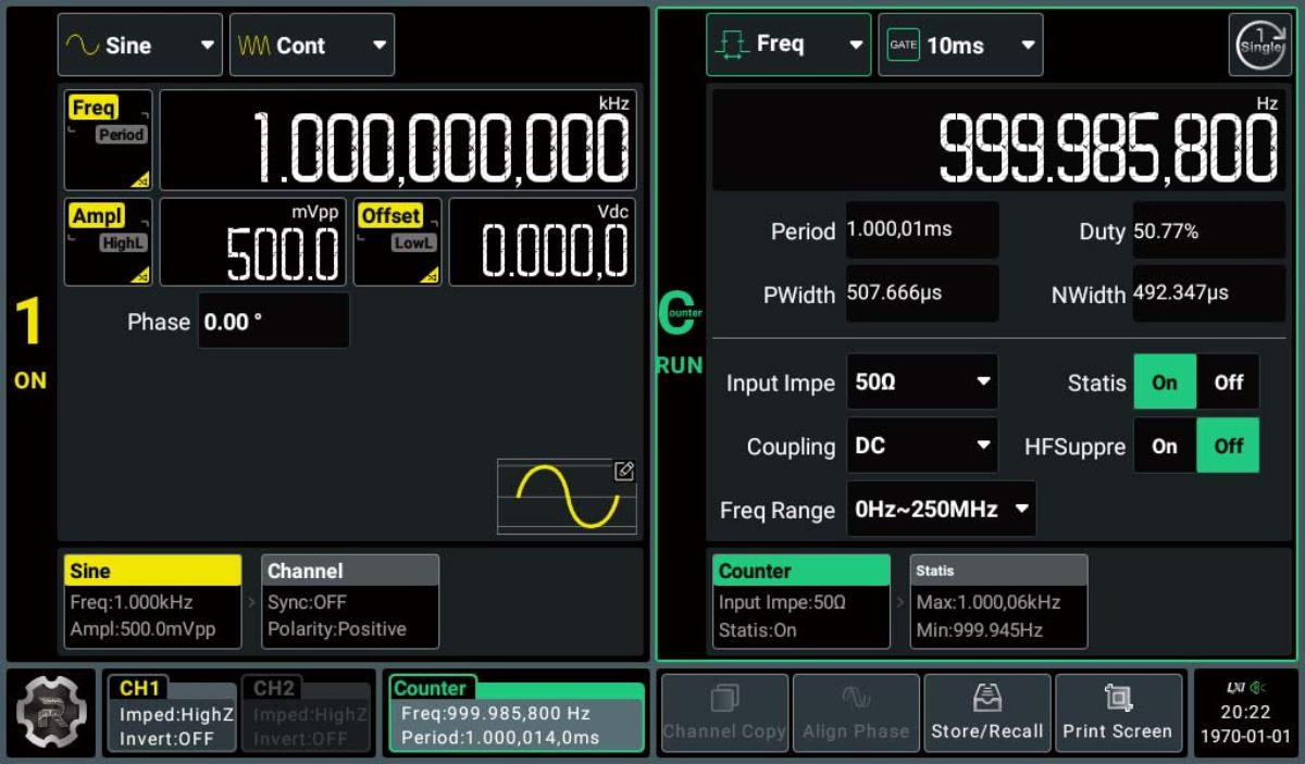 RIGOL DG800 Pro SERIES 임의파형발생기