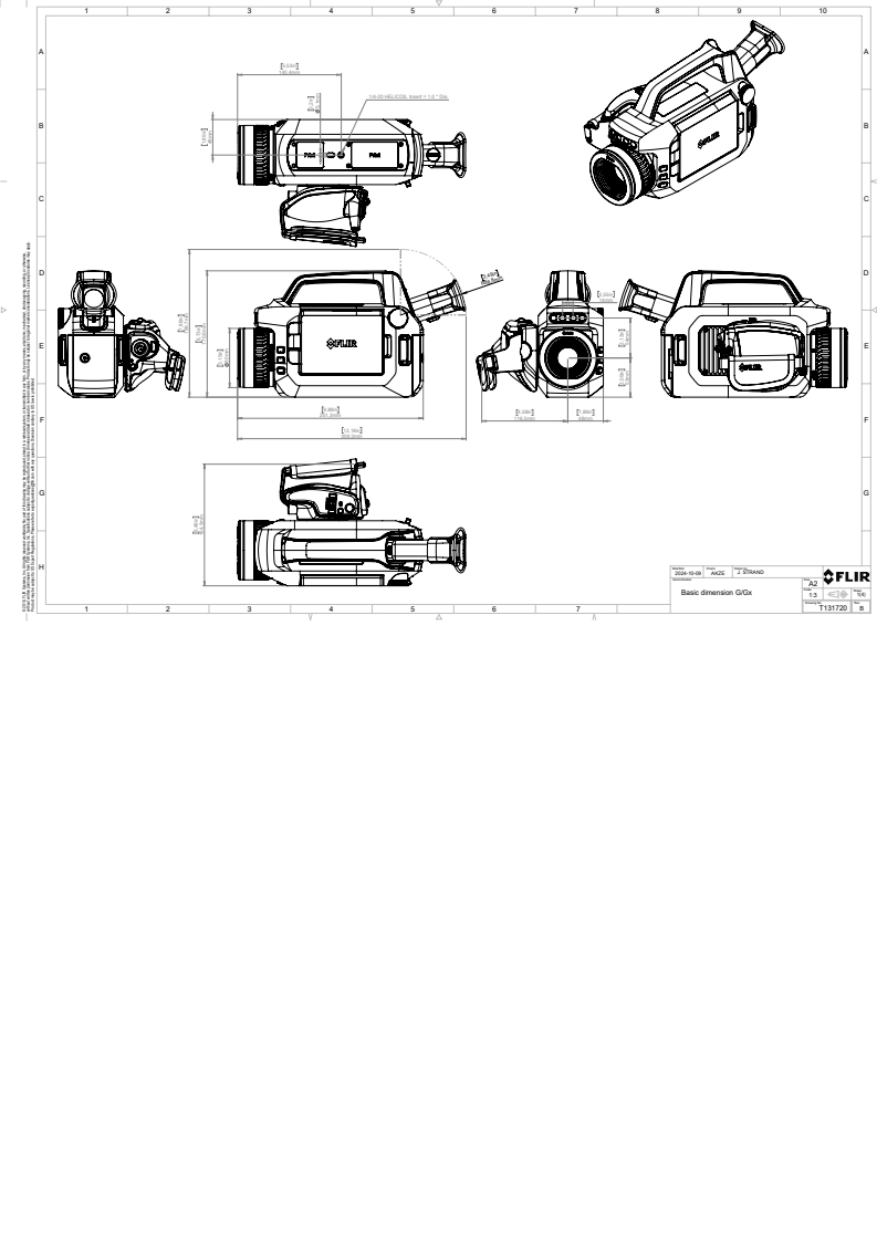 FLIR FLIR G609 고해상도 용광로 및 보일러 검사 카메라