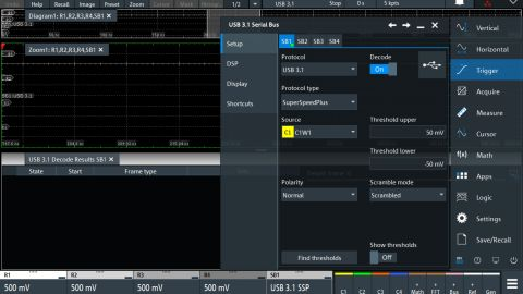 ROHDE & SCHWART USB 프로토콜 소프트웨어