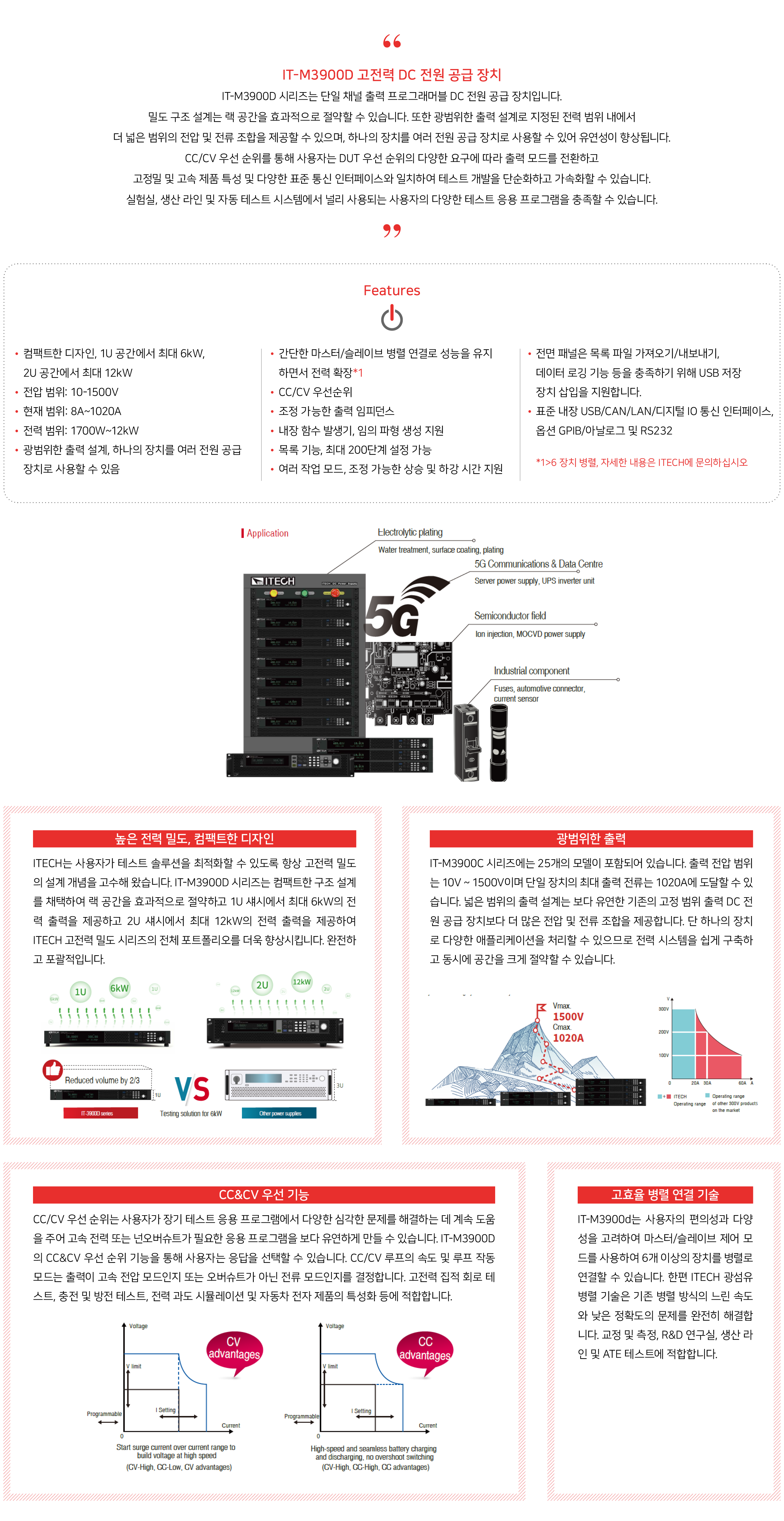 ITECH IT-M3900D 고전력 파워 (1.7~12kW…8000A)