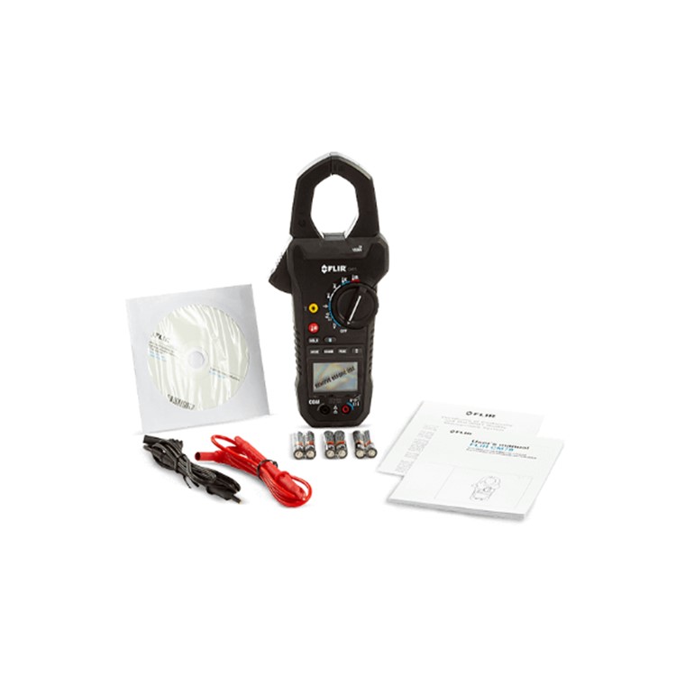 FLIR CM78 적외선 온도계가 장착된 1000 Amp 클램프