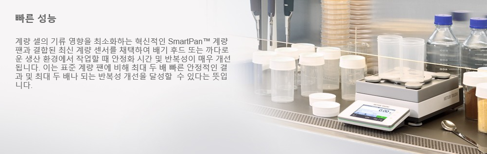 METTLER TOLEDO XSR 정밀 저울