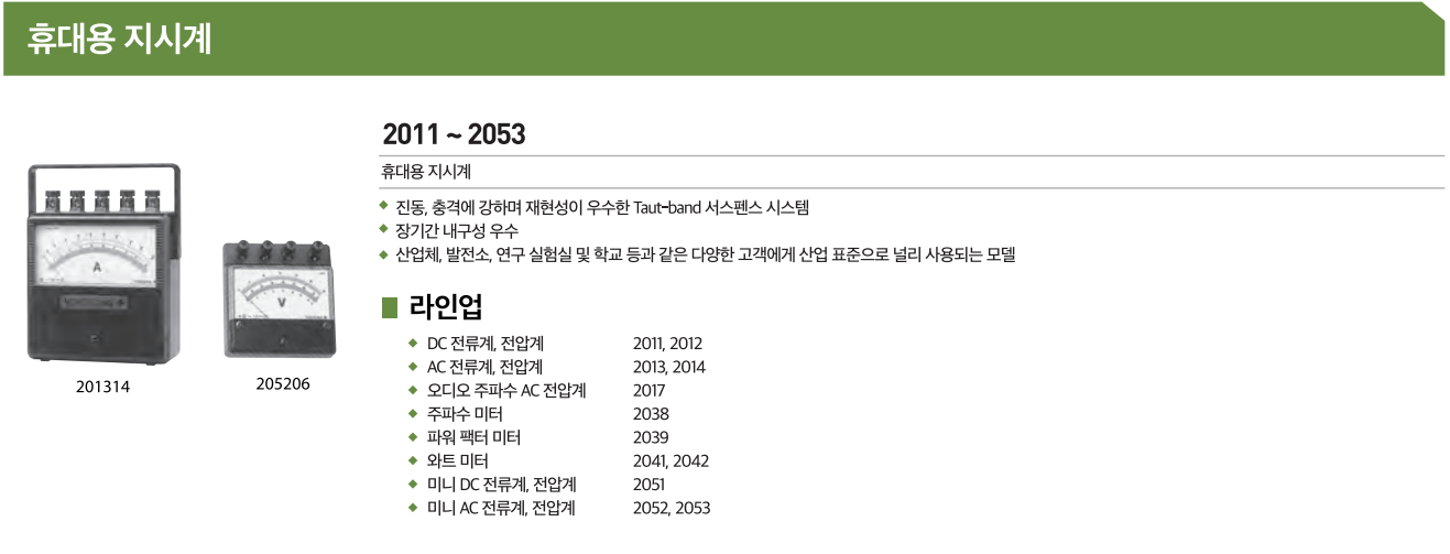 YOKOGAWA 2011 ~ 2053 휴대용 지시계 : 지니어스인더스트리 - 대한민국 