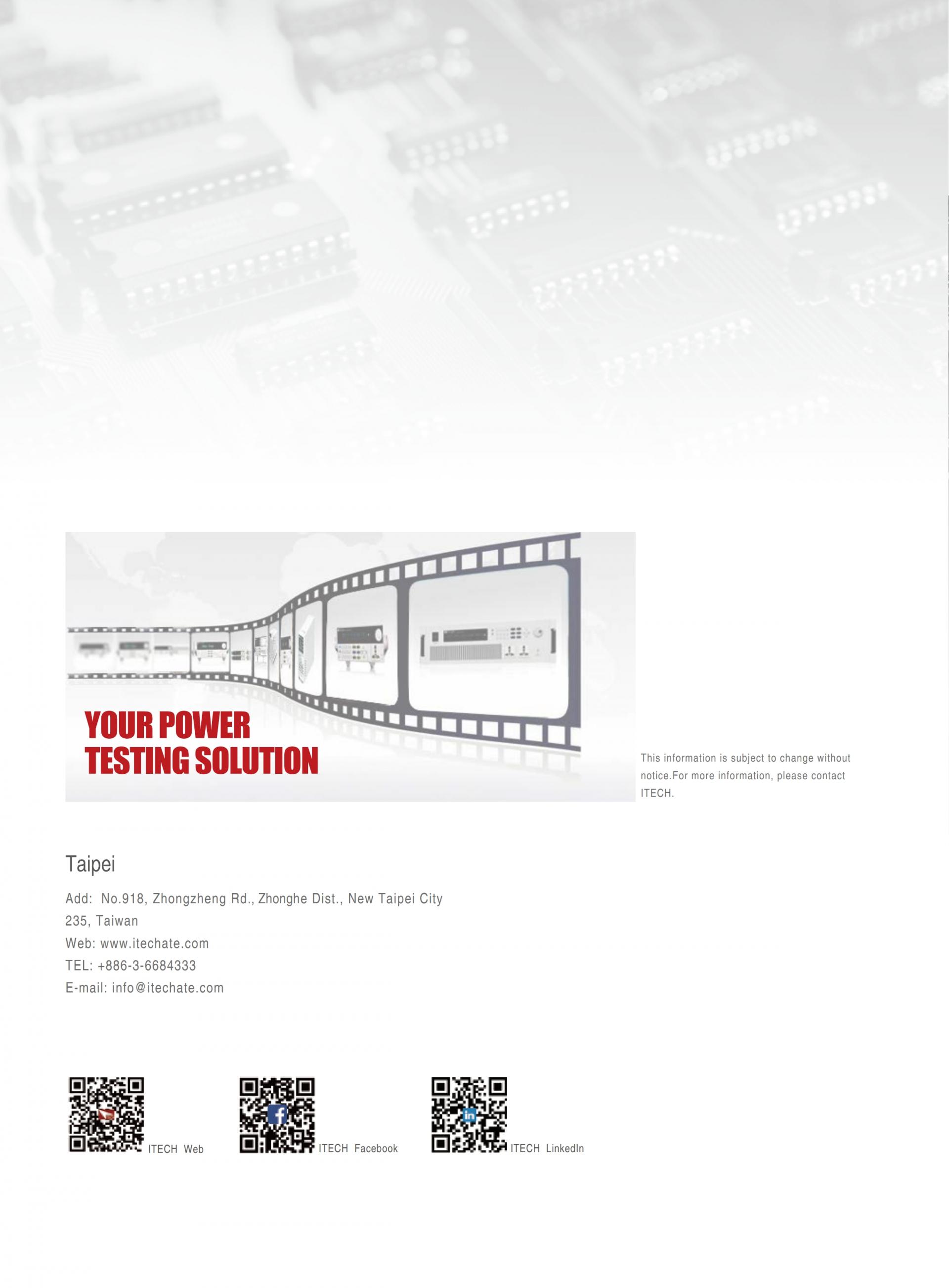 ITECH IT6500 고정밀 대용량 파워 (800~6000W)