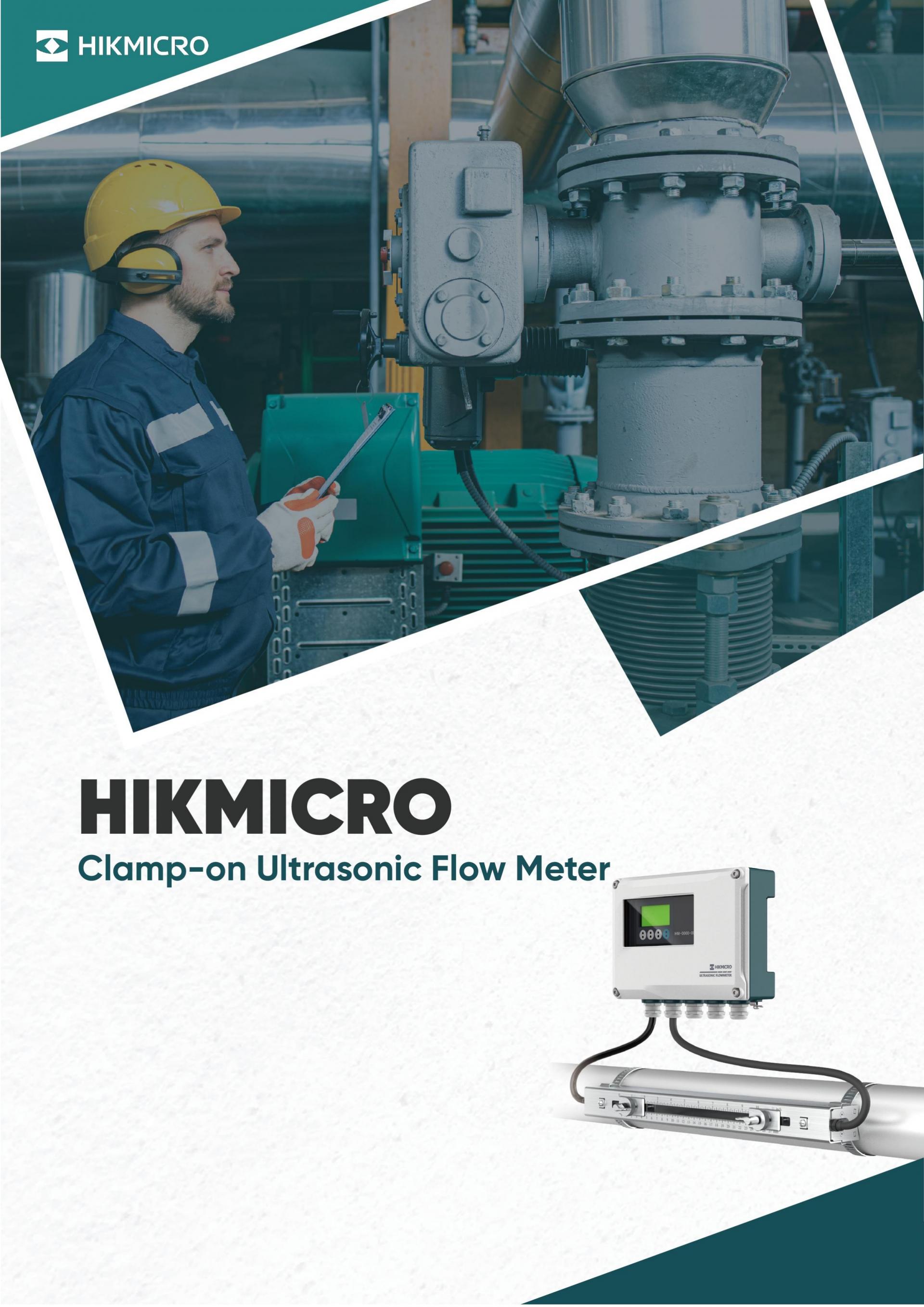 HIKMICRO FU00 클램프온 초음파 유량계