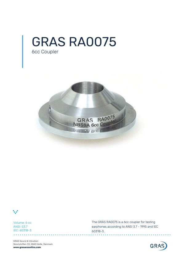 GRAS RA0075 6cc 커플러
