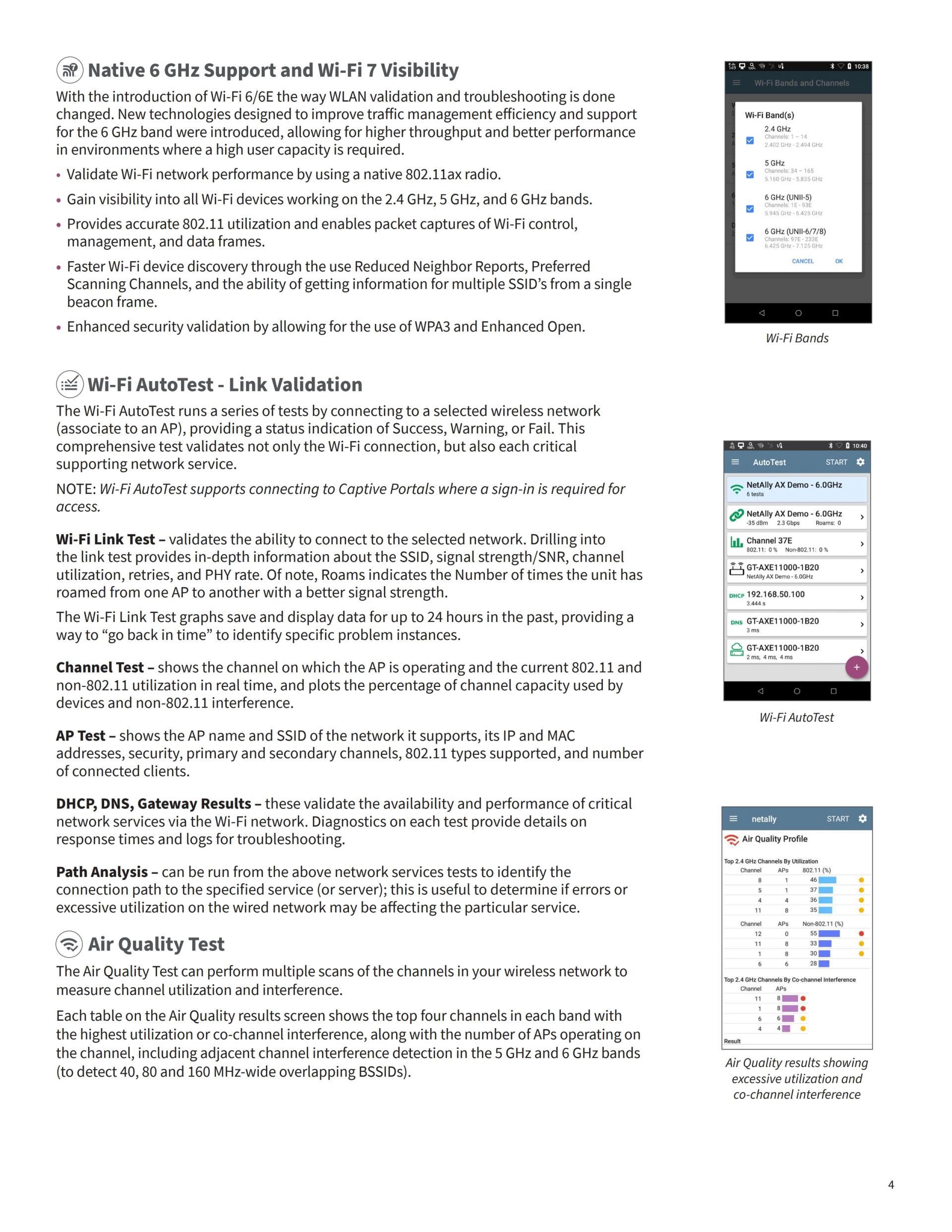 NETALLY EtherScope® nXG 이더넷 네트워크 테스터 & WI-FI 6/7 진단도구