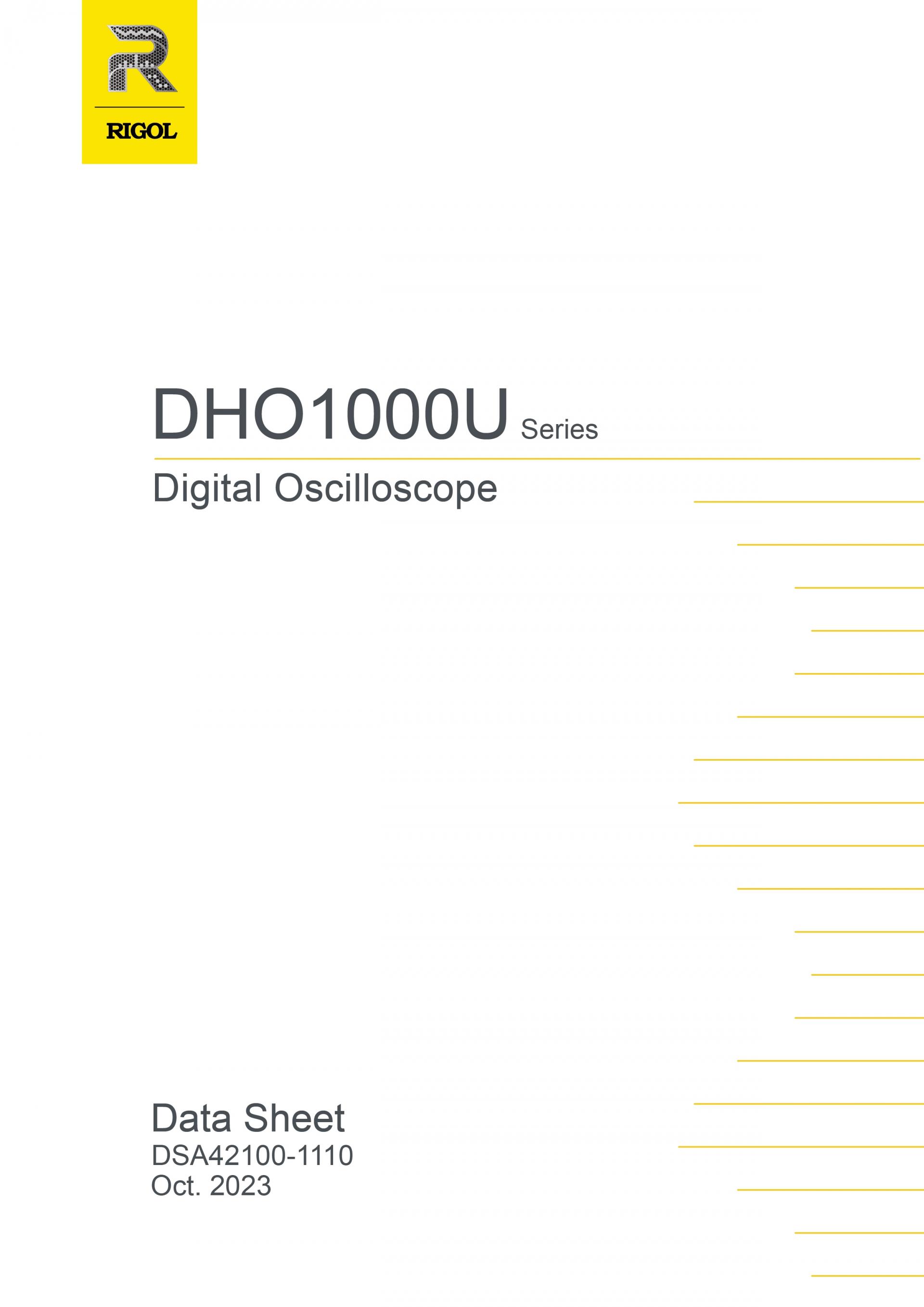 RIGOL DHO1000 오실로스코프