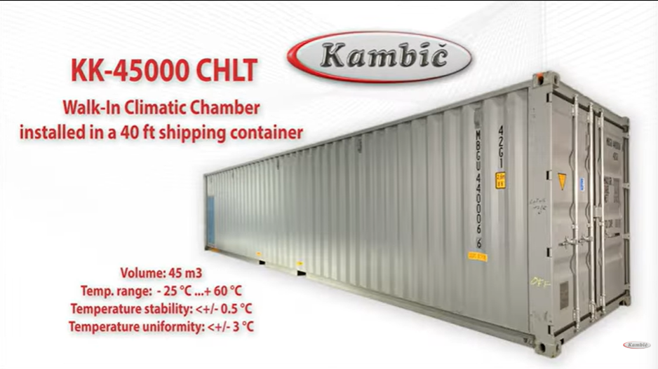 KAMBIC KK-45000 CHLT 워크인 항온항습 챔버 (-25°C ... +60°C)