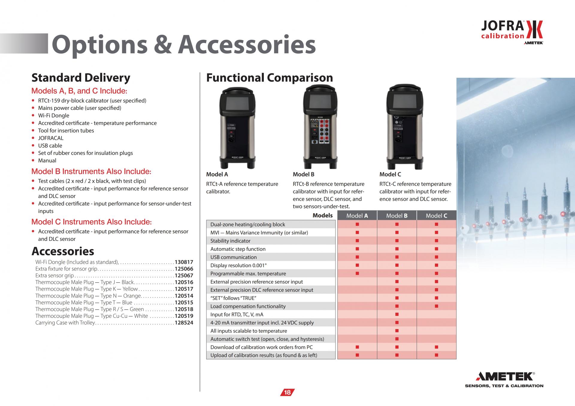 AMETEK RTCt SERIES 기준 온도 교정기 (-100°C ~ +700°C)