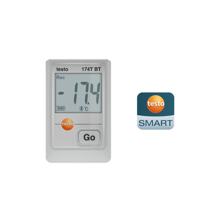 TESTO 174 T BT 블루투스 및 앱 연결기능 소형 온도 데이터로거