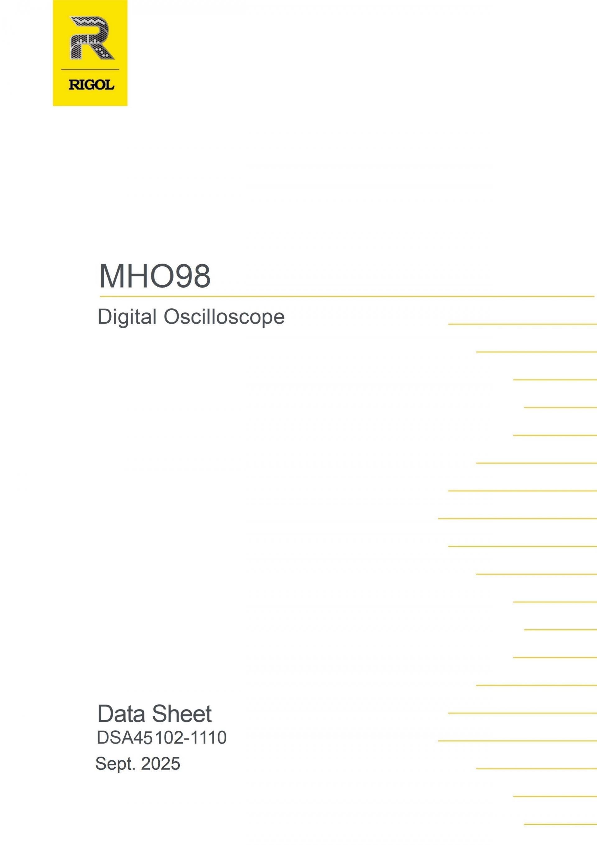 RIGOL MHO98 디지털 오실로스코프