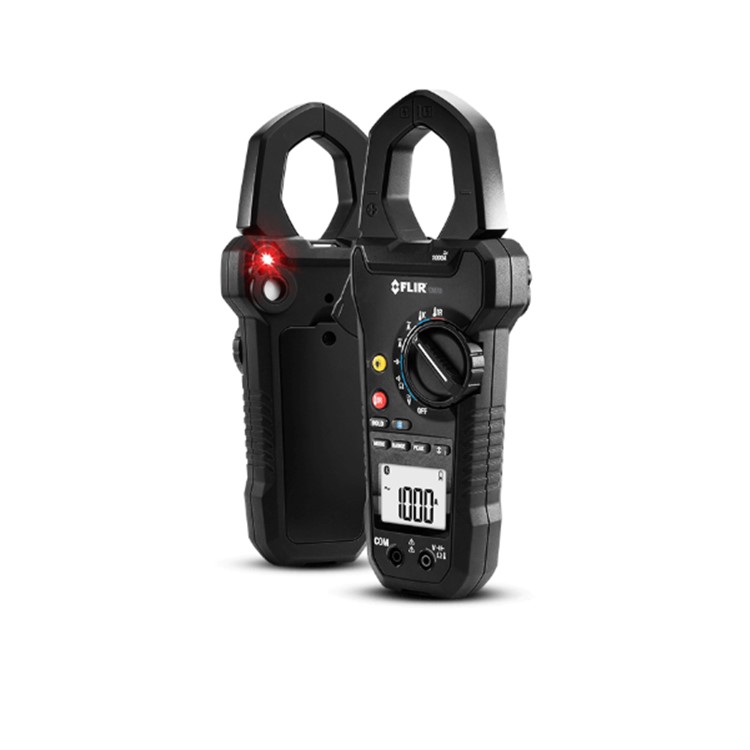 FLIR CM78 적외선 온도계가 장착된 1000 Amp 클램프