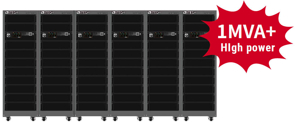 ITECH IT7800E 고전력 프로그래머블 AC파워 (21~126kVA…1MVA+)