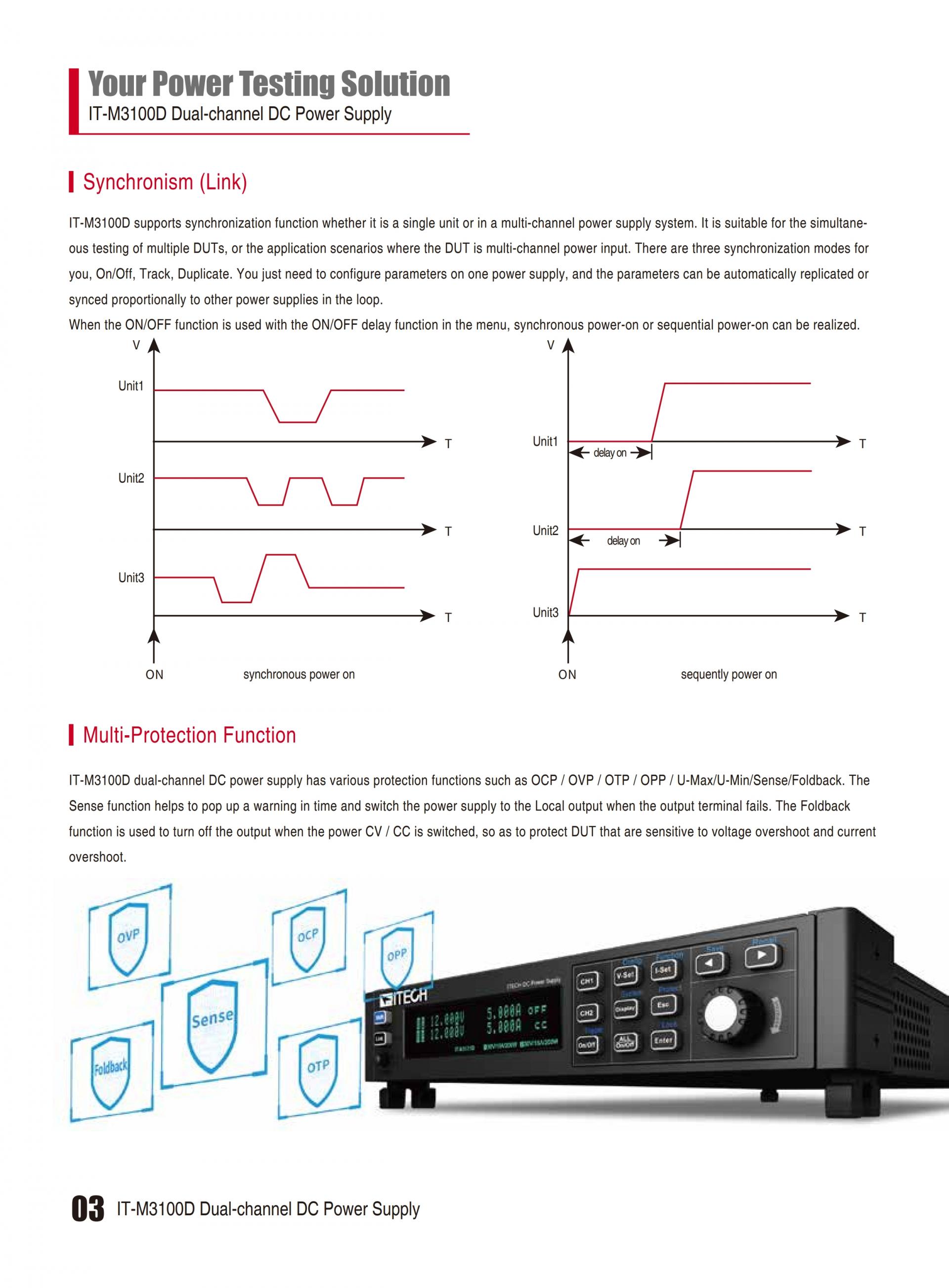 ITECH IT-M3100D 듀얼 채널 파워 (200~400W/ch)