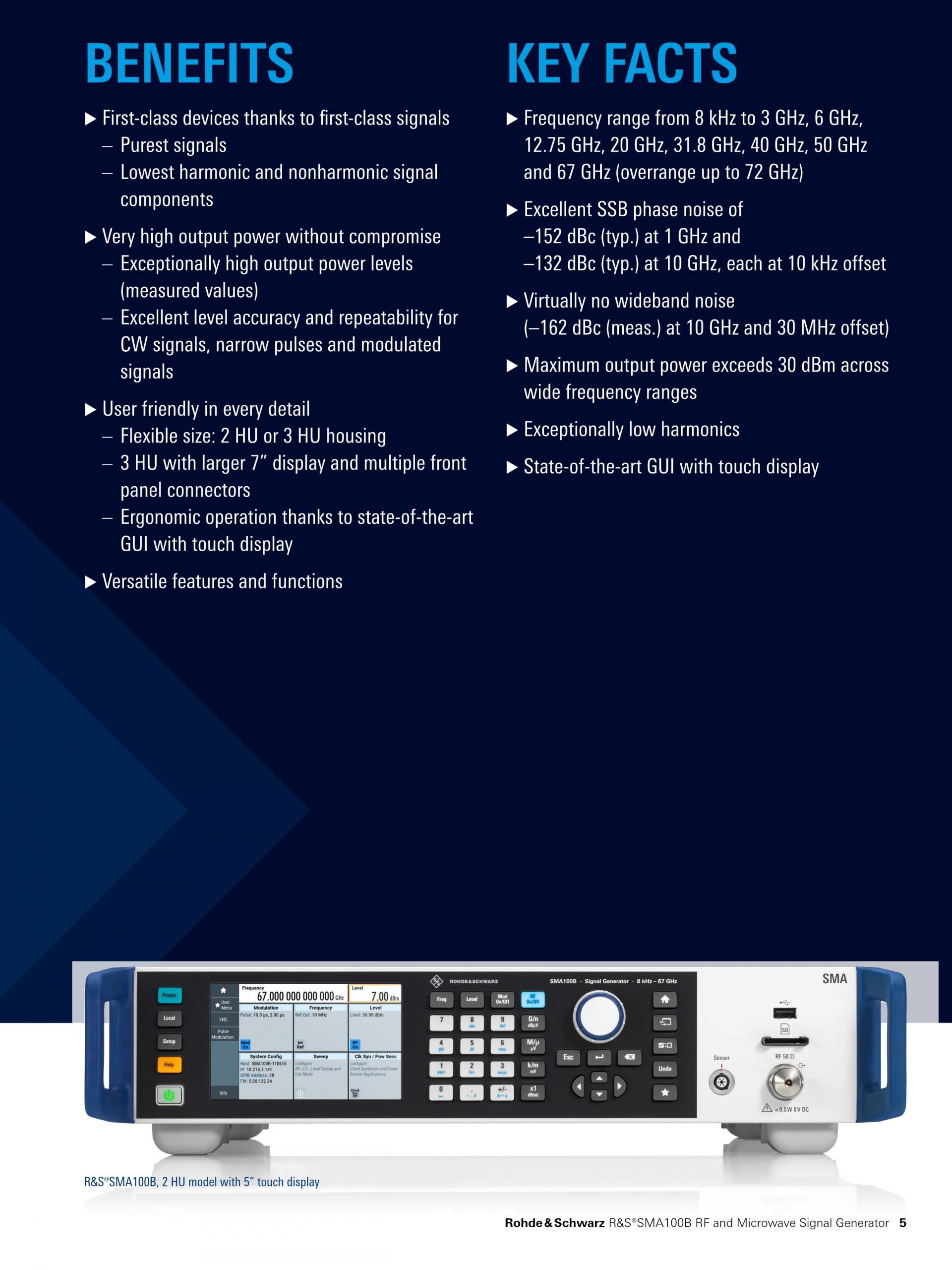 ROHDE & SCHWARZ 로데슈바르츠 SMA100B RF 및 Microwave 신호 발생기 ☆ 가격문의