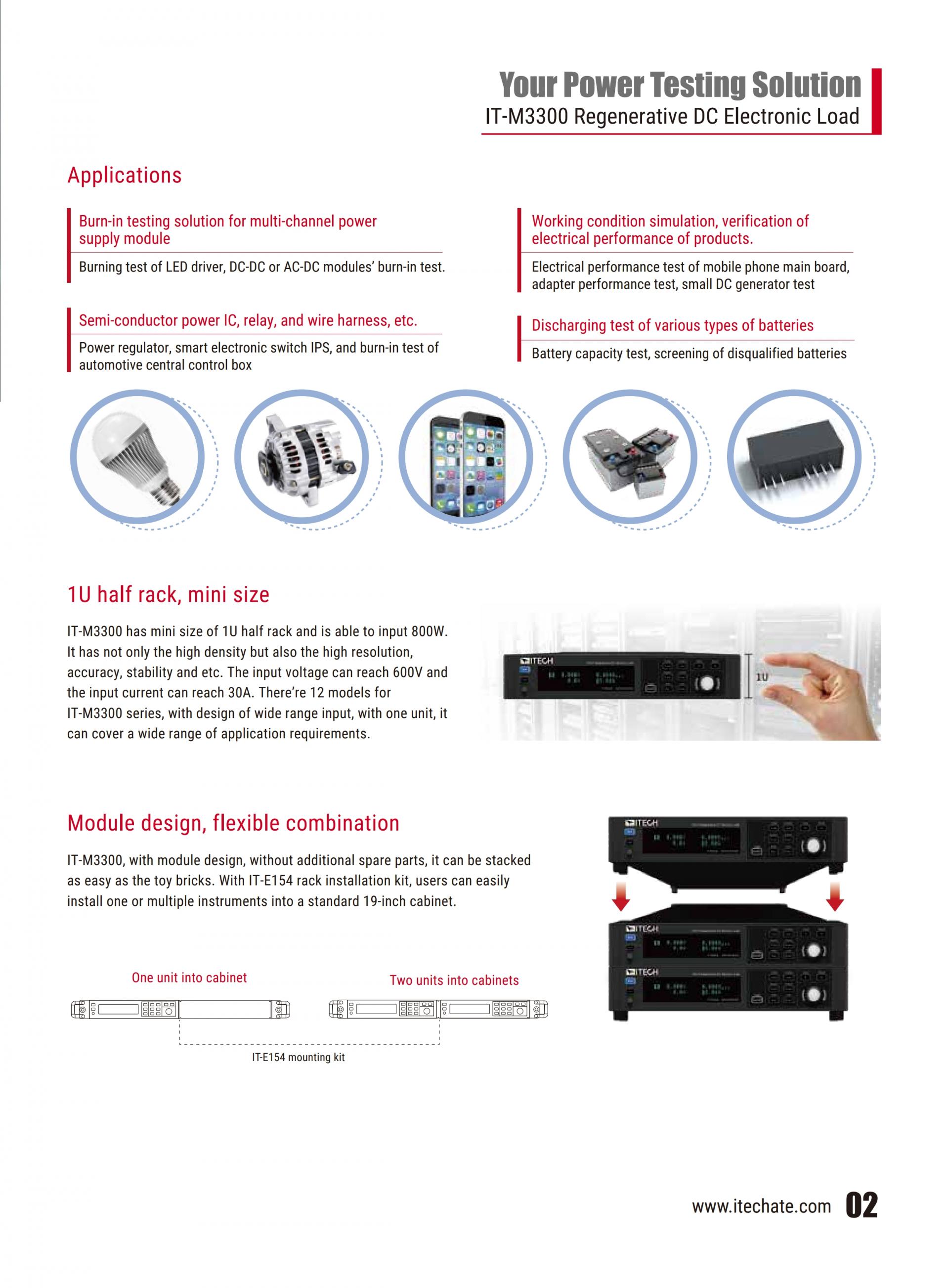 ITECH IT-M3300 회생 DC 전자부하