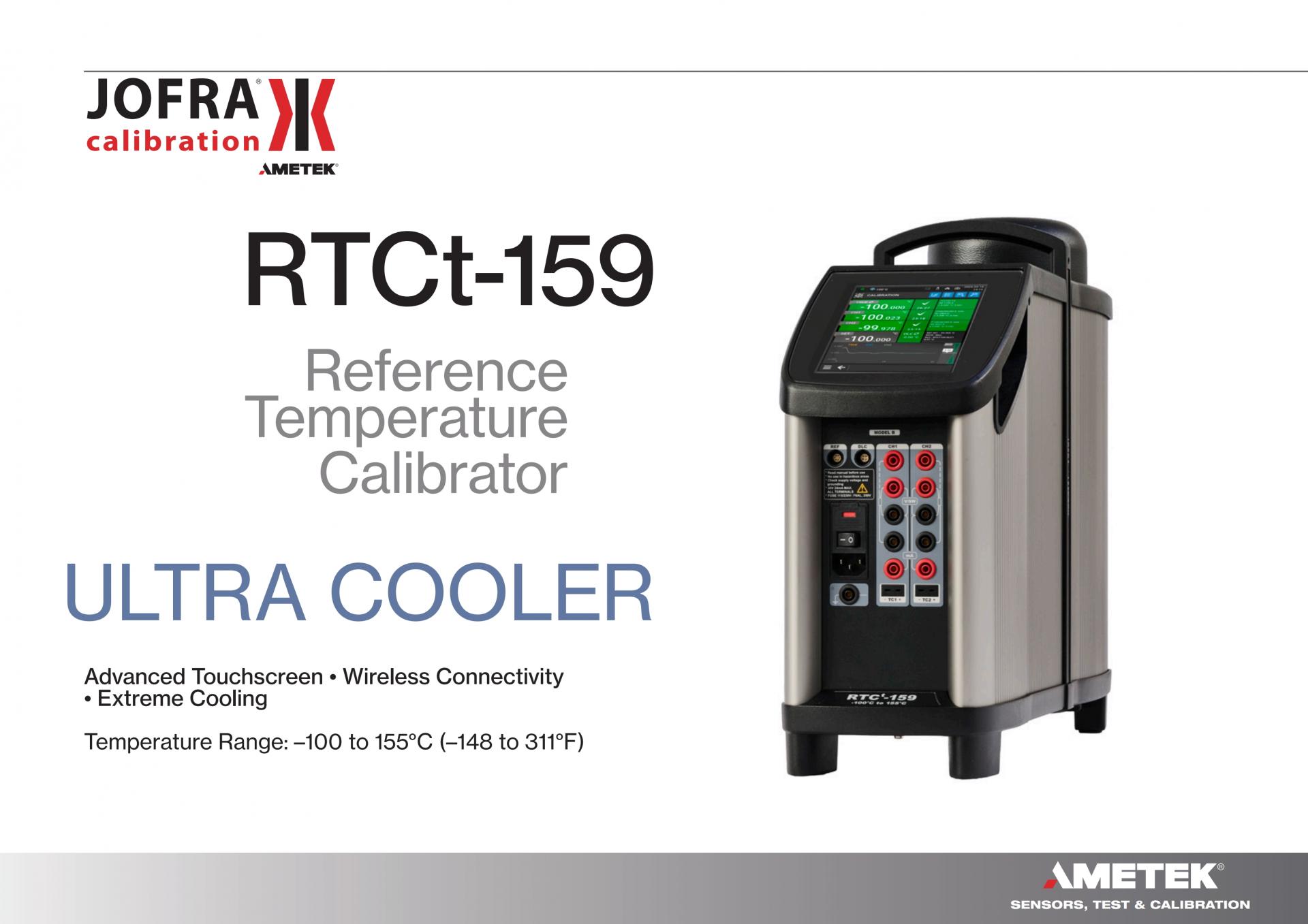 AMETEK RTCt SERIES 기준 온도 교정기 (-100°C ~ +700°C)