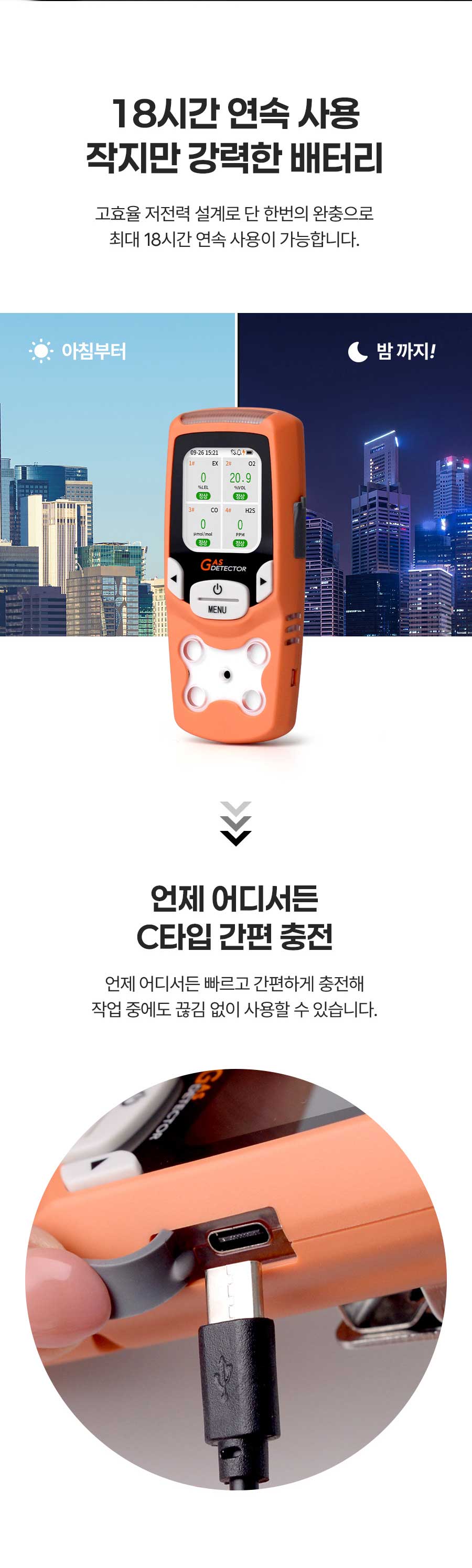 GADGET 4in1 복합가스측정기 GD4 Mini