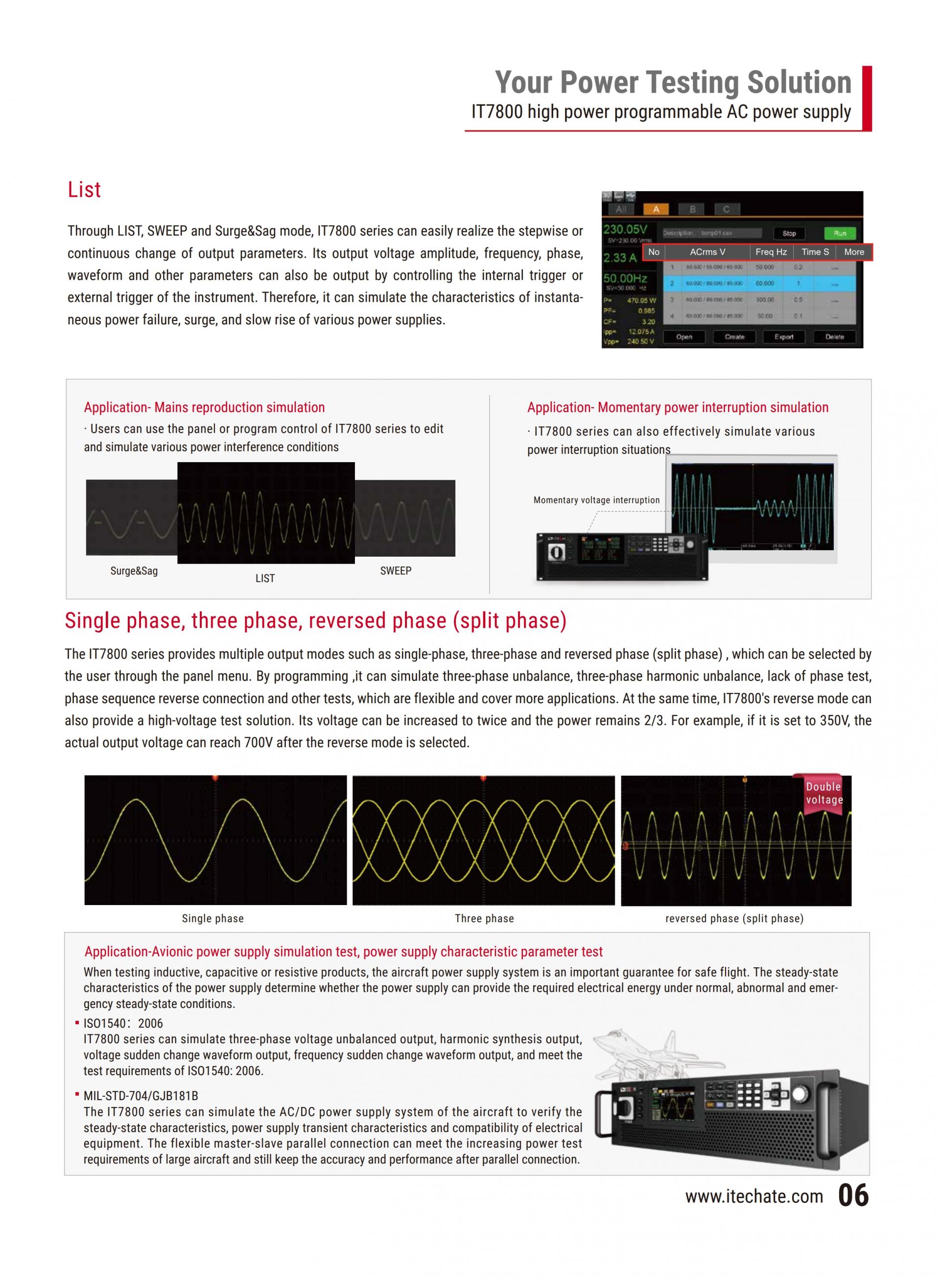 ITECH IT7800 고전력 프로그래머블 AC/DC 전원 (2~165kVA…960kVA)