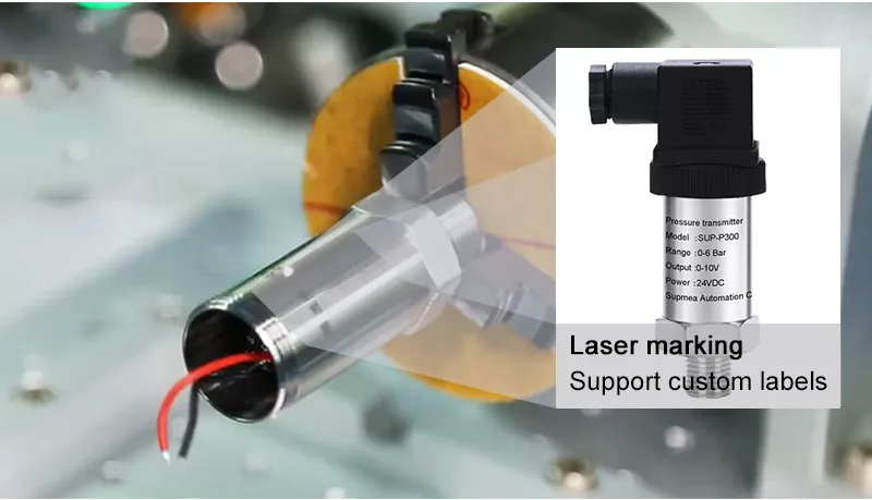 laser marking pressure transmitter