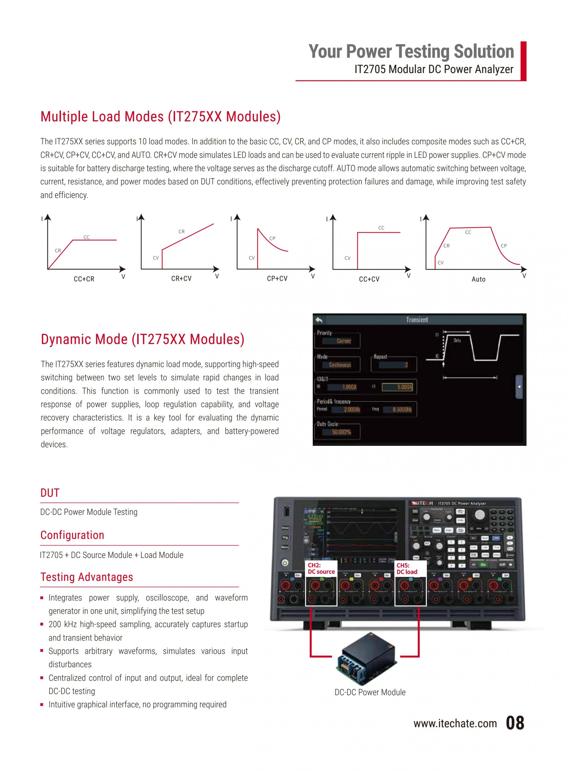ITECH IT2705 모듈형 전력분석기