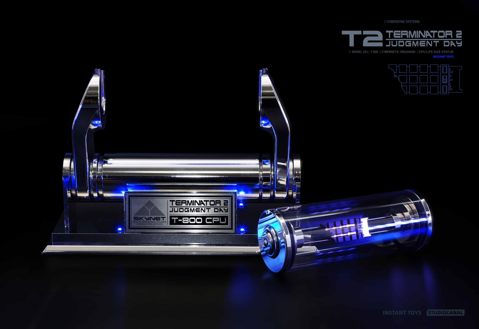 INSTANT TOYS 터미네이터 101 T800 CPU LIFE-SIZE STATUE