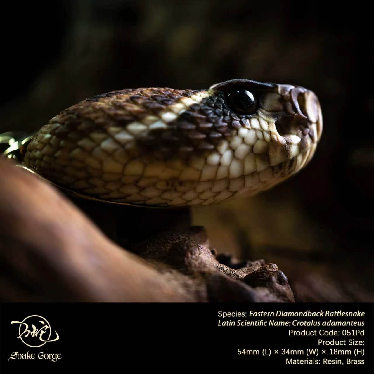 (예약 상품) Snake Gorge스튜디오 동부다이아몬드방울뱀 펜던트