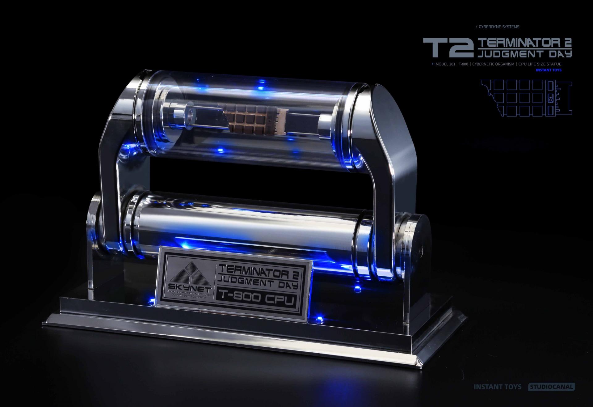 INSTANT TOYS 터미네이터 101 T800 CPU LIFE-SIZE STATUE