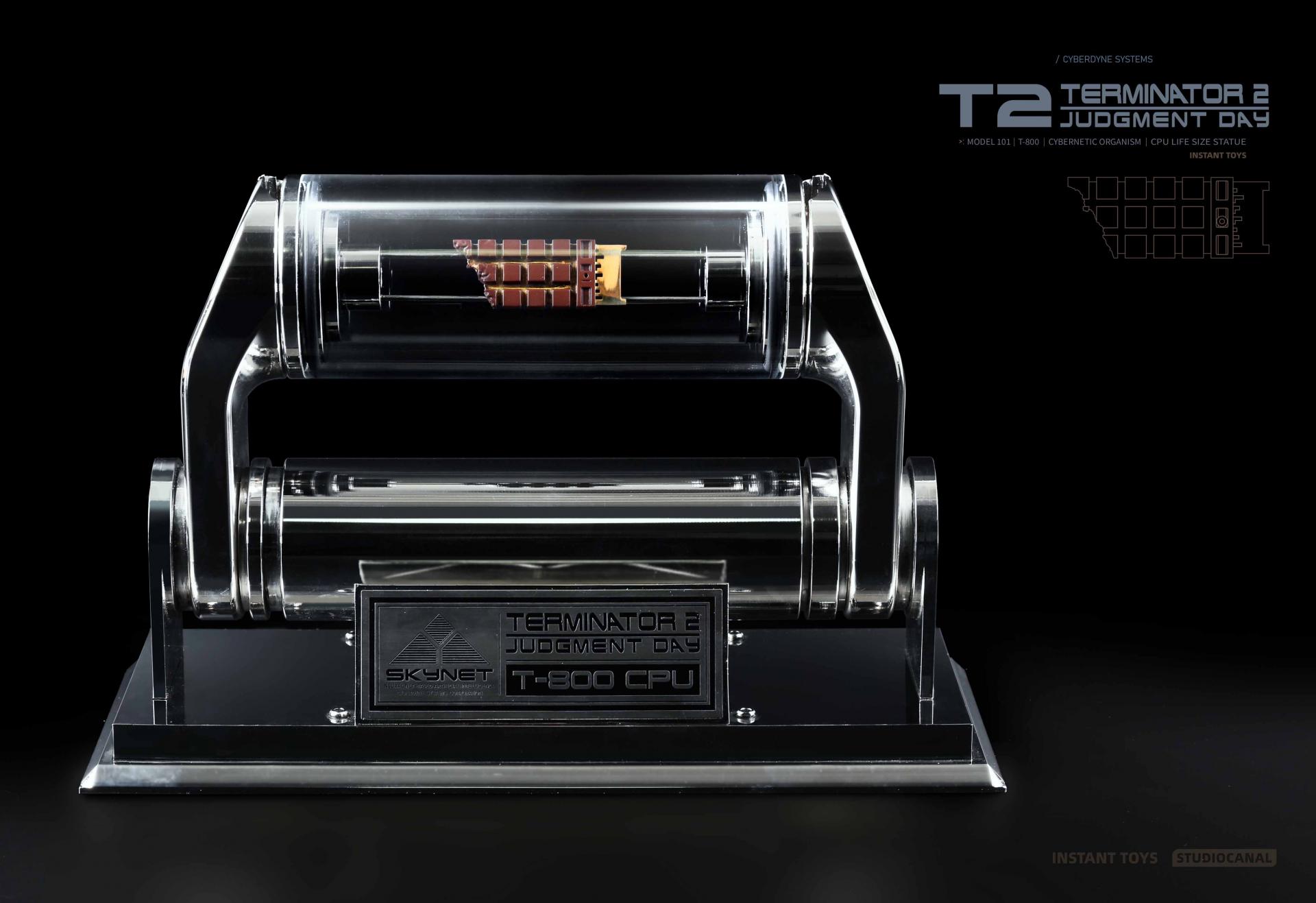 INSTANT TOYS 터미네이터 101 T800 CPU LIFE-SIZE STATUE