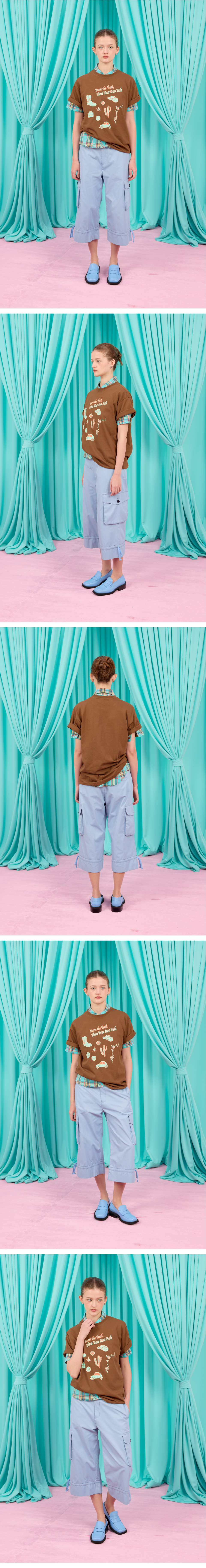 ★2025SS新作★HERETIC★WESTERN SKETCH T-SHIRT MUSINSA | HERETIC WESTERN SKETCH T-SHIRT / brown