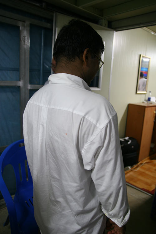 2006년 8월 15일 인도에서 순례오신 요셉 신부님의 상의에 내려주신 성혈