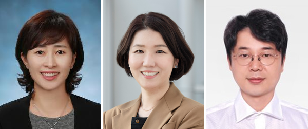 (왼쪽부터) 안순태, 이혜은, 원준영 교수