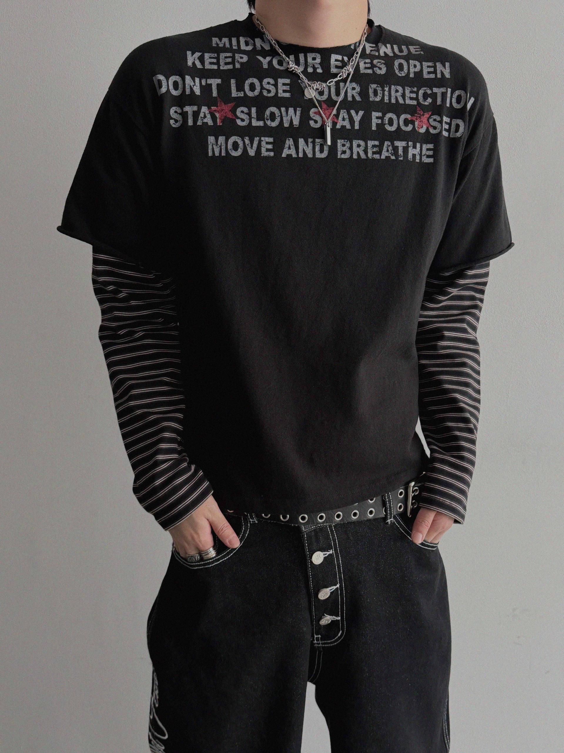 Avenue layered crop t