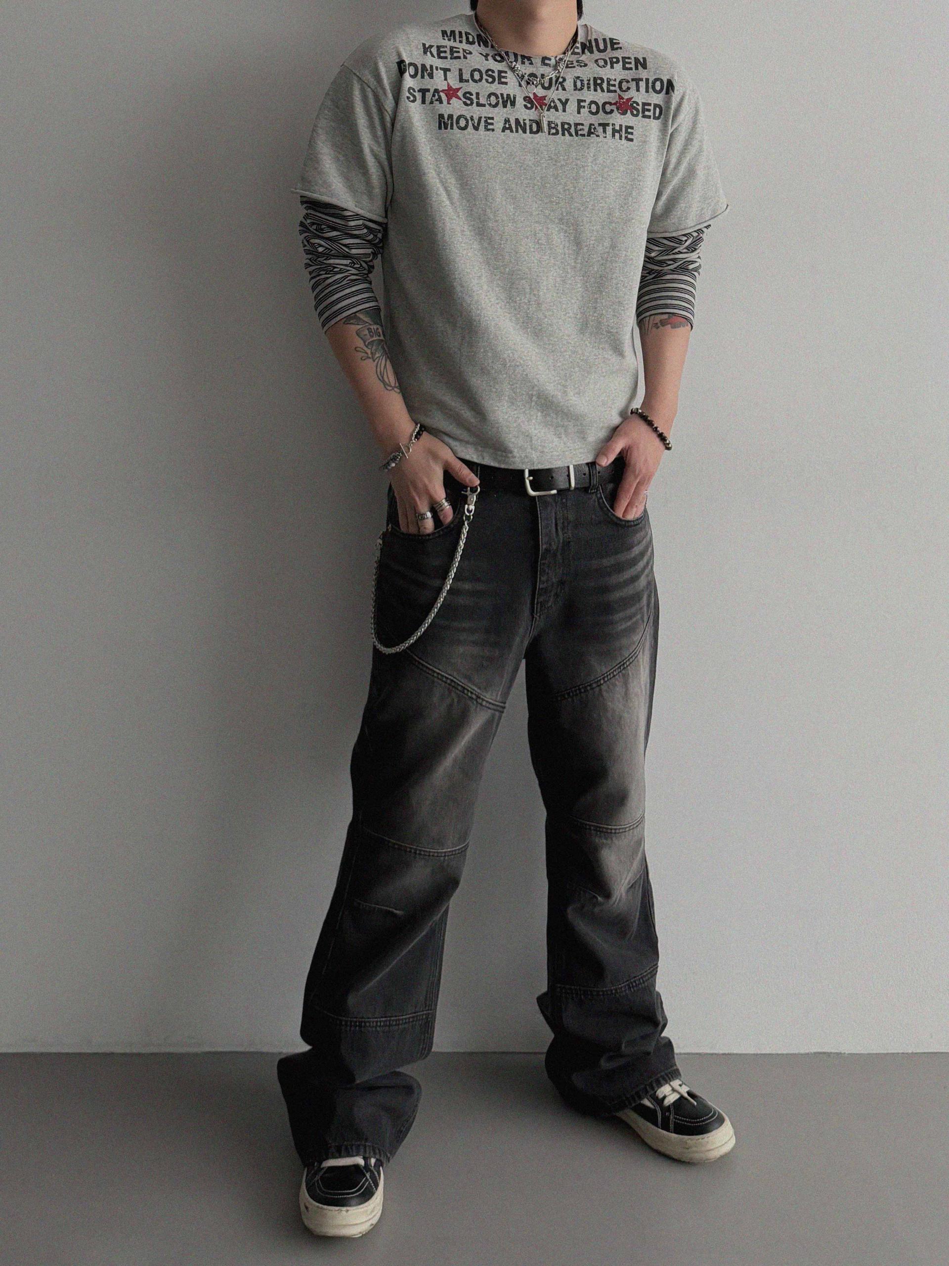 Avenue layered crop t