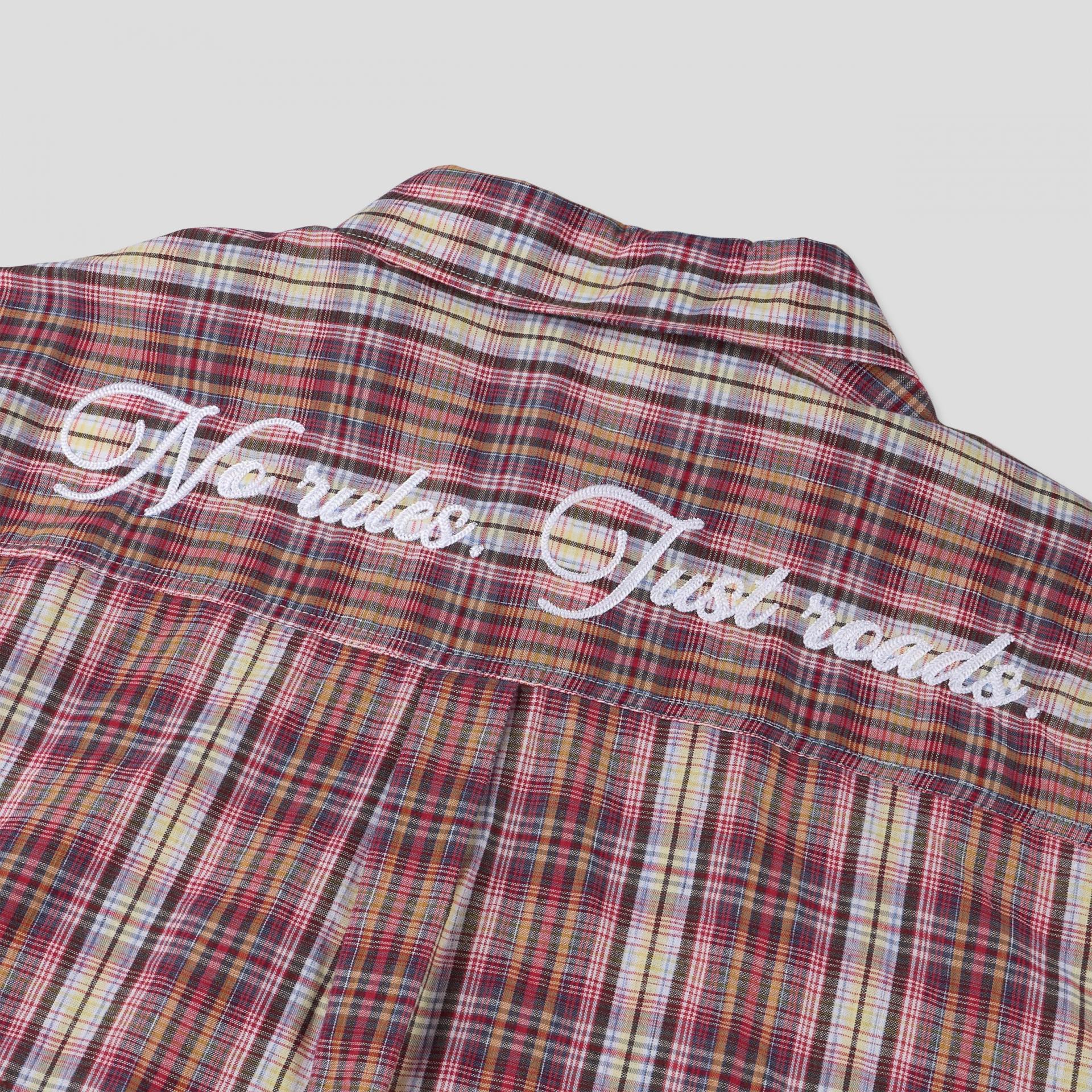 Prepi boxy check half shirt