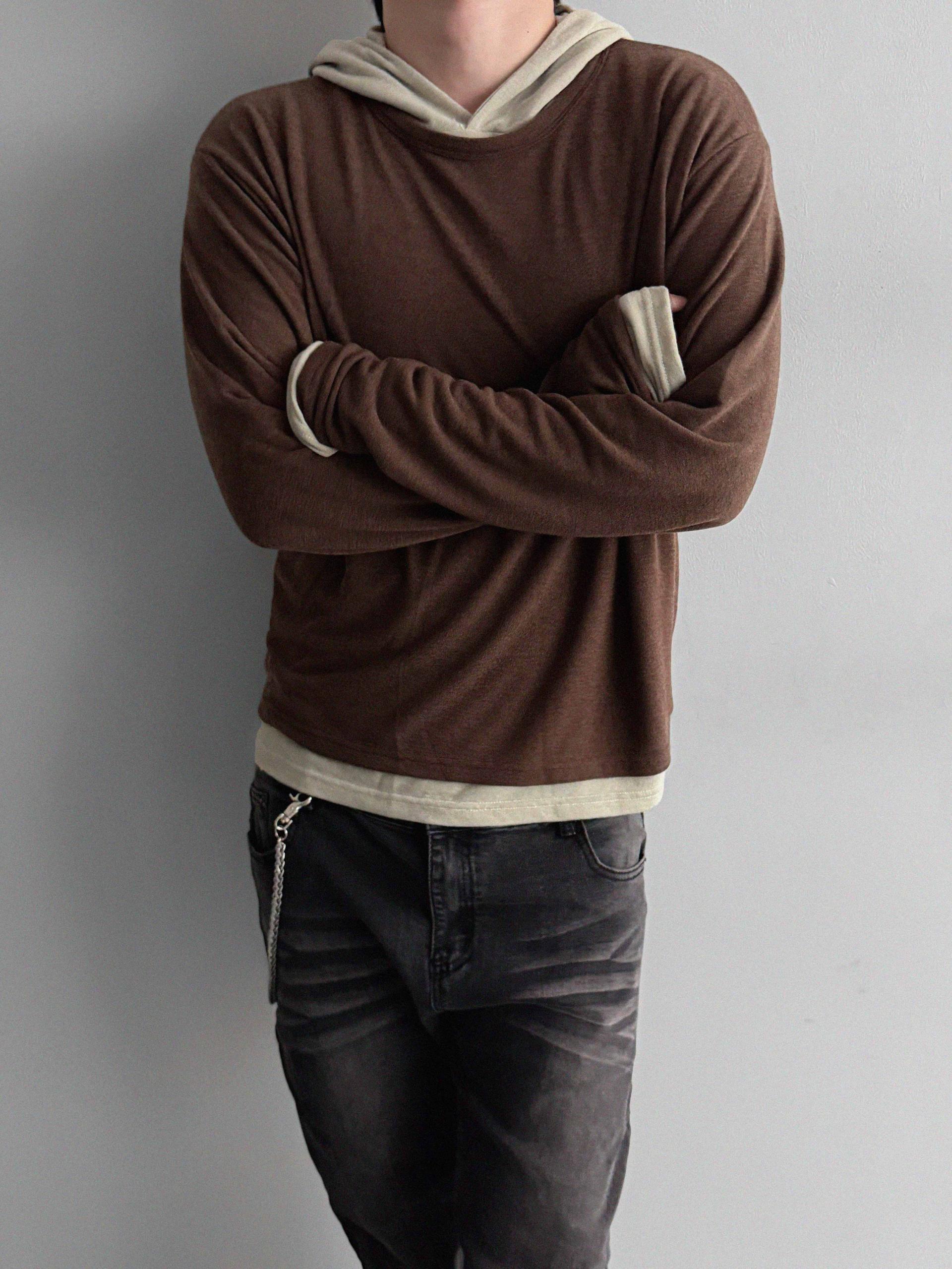 Index layered warmer hood t