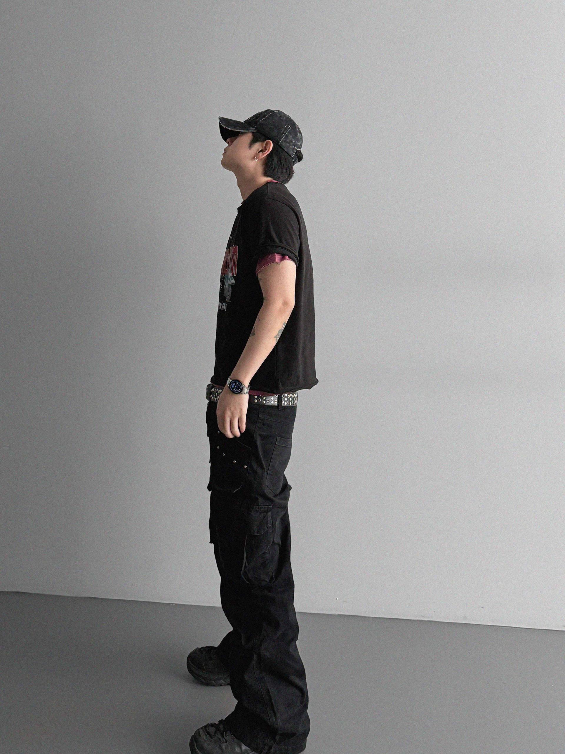 Fusion cutoff crop half t