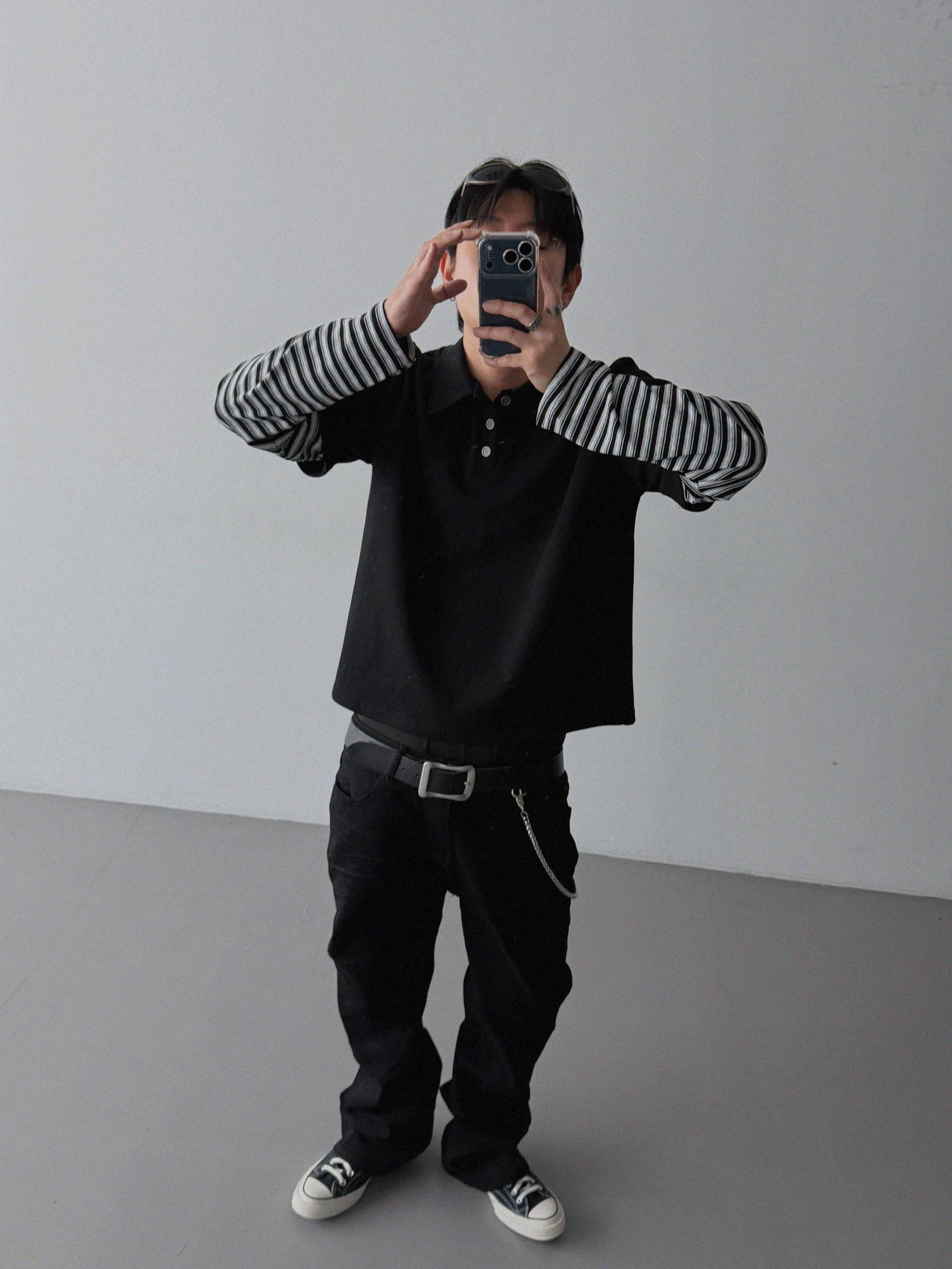 Shadow layered crop PK t