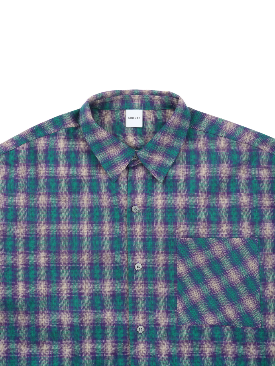 Opal crop check shirt