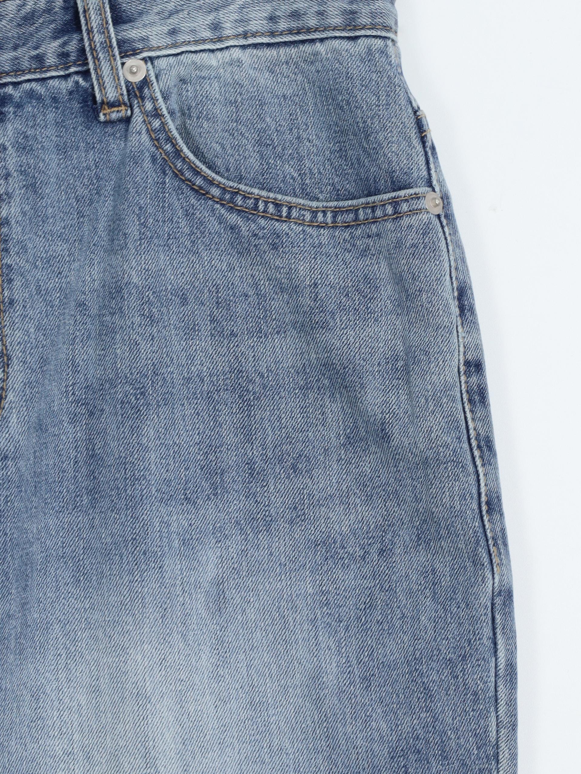 Graysh blue flared jeans