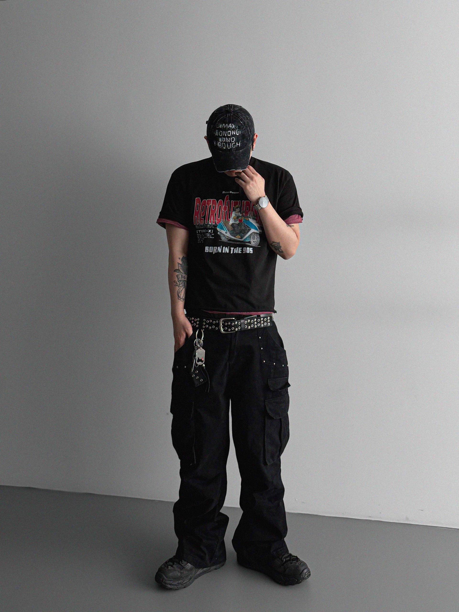 Fusion cutoff crop half t