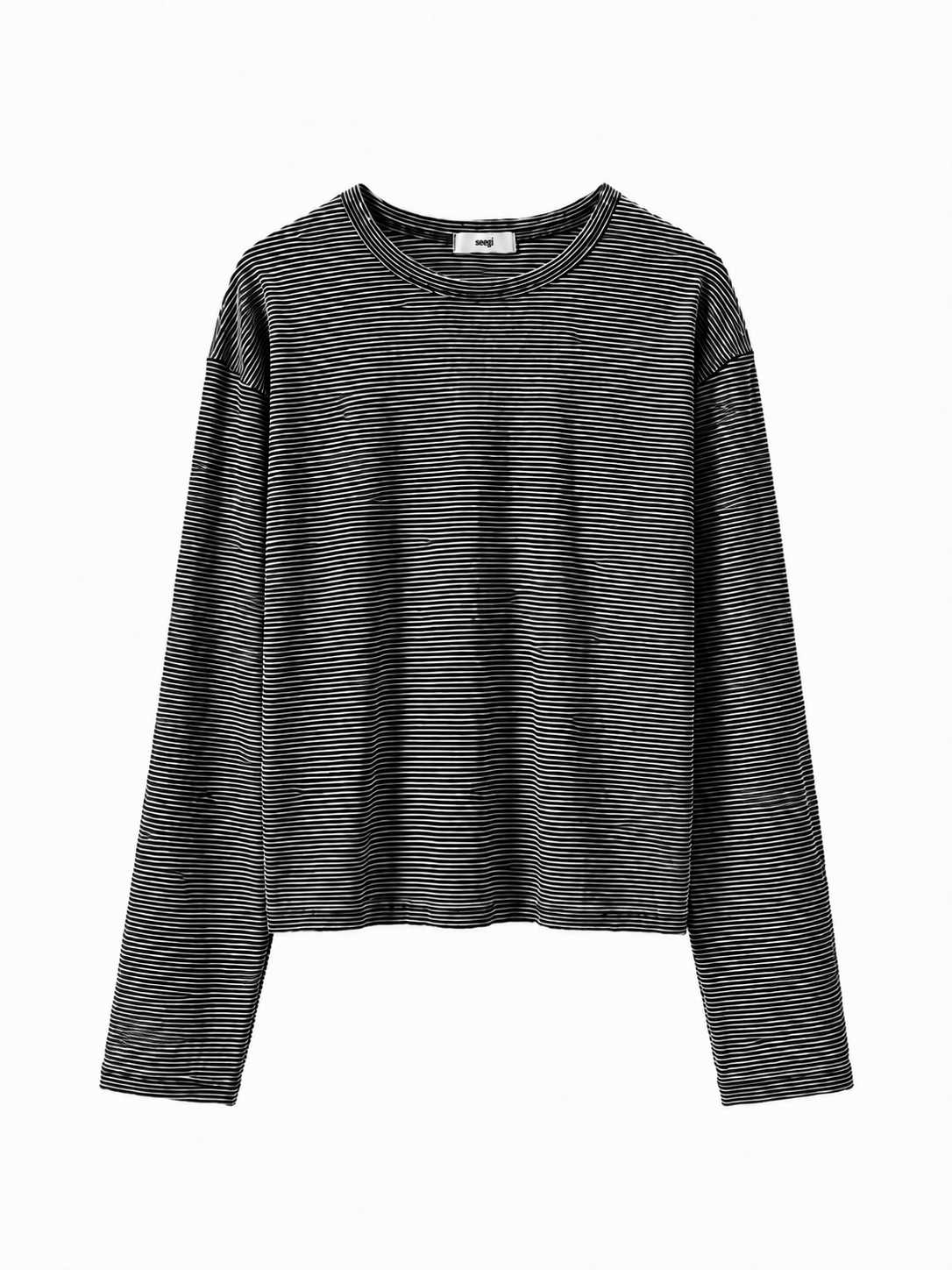 Weather stripe crop t