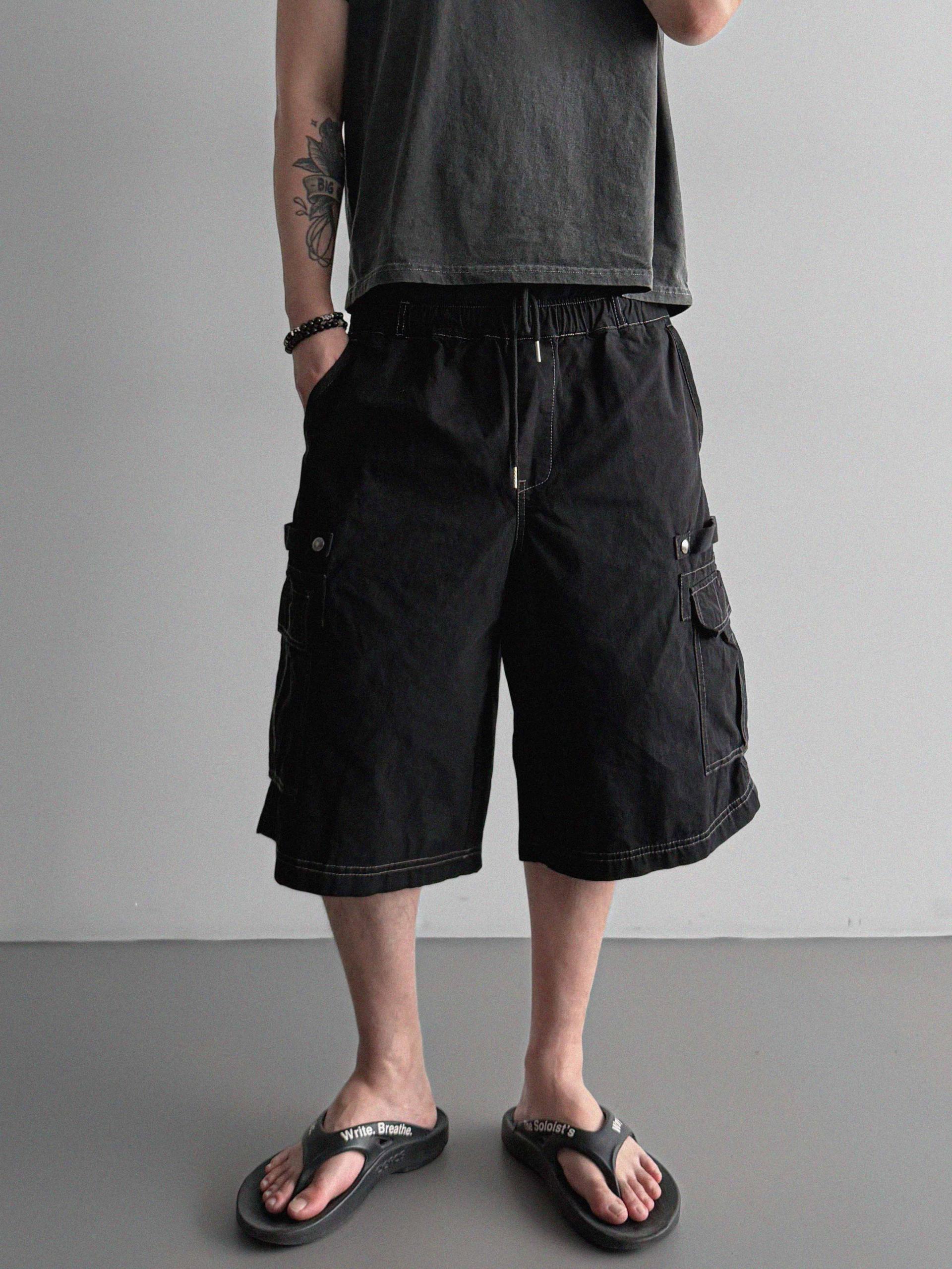 forsed cargo bermuda pants